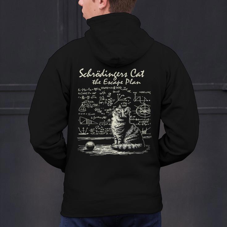 SchröDinger's Cat Escape Plan Science Teacher For Men Women Kids Men's Hoodie Back Print, Science Teacher Hoodies, gift for family, gift for coworker SchröDinger's Cat Escape Plan Science Teacher For Men Women Kids Men's Hoodie Back Print, Science Teacher Hoodies, gift for family, gift for coworker