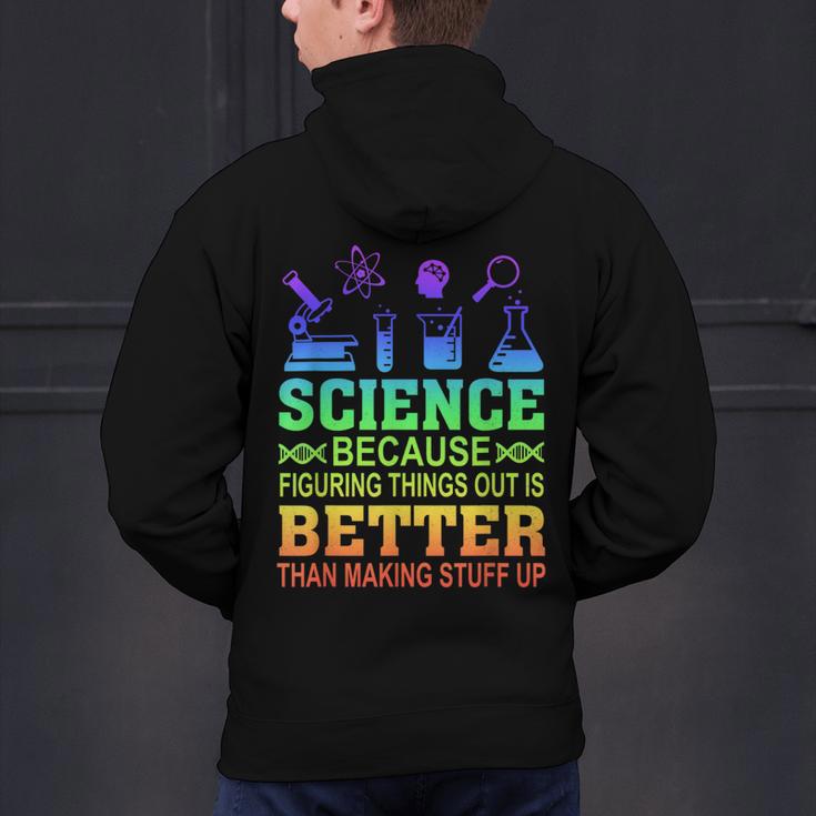 Science Teacher Because Figuring Things Out Is Better Than Men's Hoodie Back Print, Science Teacher Hoodies, gift for family, gift for coworker Science Teacher Because Figuring Things Out Is Better Than Men's Hoodie Back Print, Science Teacher Hoodies, gift for family, gift for coworker