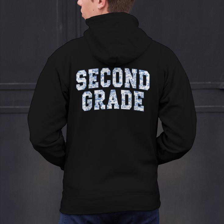 Second Grade Floral Blue Back To School 2nd Grade Teacher Men's Hoodie Back Print, 2nd Grade Teacher Hoodies, gift for family, gift for coworker Second Grade Floral Blue Back To School 2nd Grade Teacher Men's Hoodie Back Print, 2nd Grade Teacher Hoodies, gift for family, gift for coworker