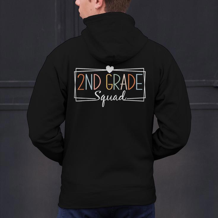 Second Grade Squad Teachers Kids 2nd Grade Back To School Men's Hoodie Back Print, gift for family, gift for coworker Second Grade Squad Teachers Kids 2nd Grade Back To School Men's Hoodie Back Print, gift for family, gift for coworker