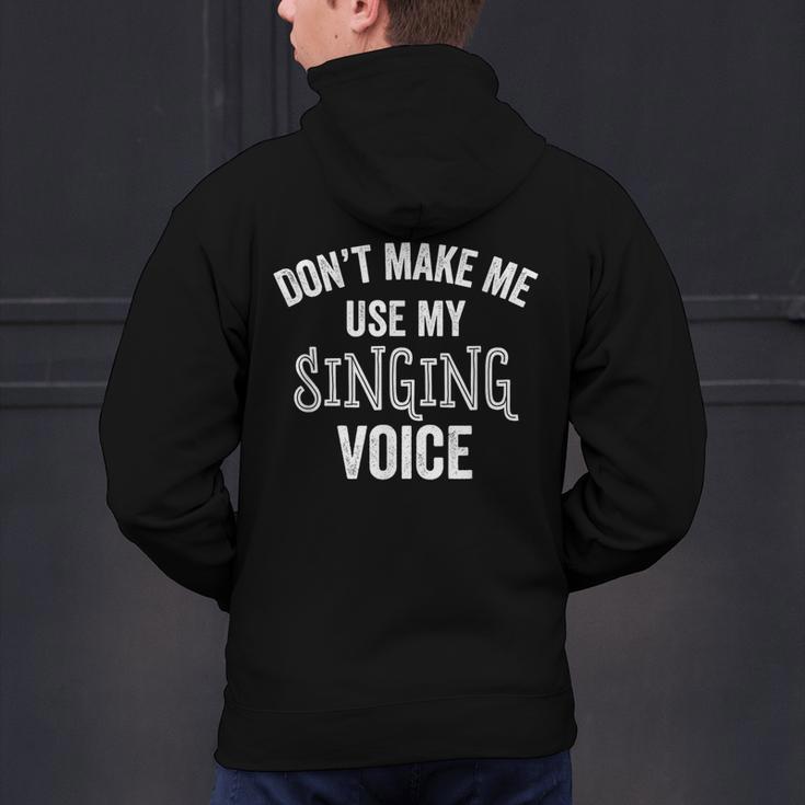 Singing Voice Singer Choir Chorus Music Teacher For Men Women Girls Kids Men's Hoodie Back Print, gift for family, gift for coworker