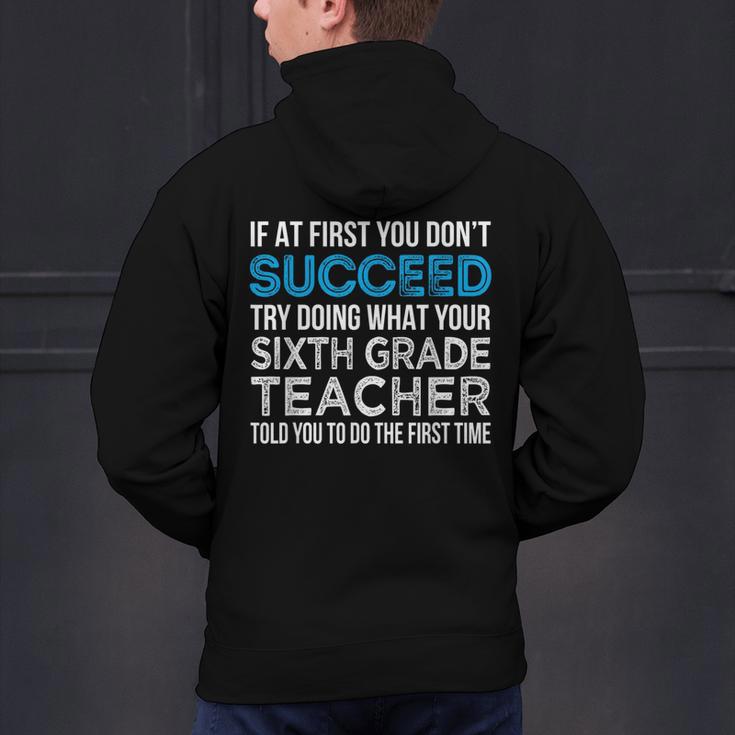 Sixth Grade Teacher 6th Grade Teacher T-Shirt Men's Hoodie Back Print, gift for family, gift for coworker Sixth Grade Teacher 6th Grade Teacher T-Shirt Men's Hoodie Back Print, gift for family, gift for coworker