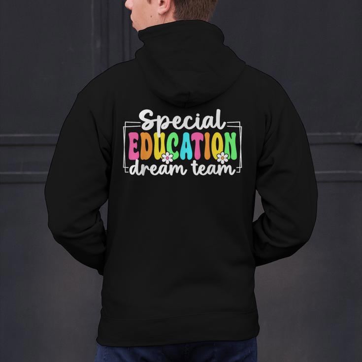 Special Education Dream Team Back To School SPED Teacher Men's Hoodie Back Print, gift for family, gift for coworker Special Education Dream Team Back To School SPED Teacher Men's Hoodie Back Print, gift for family, gift for coworker