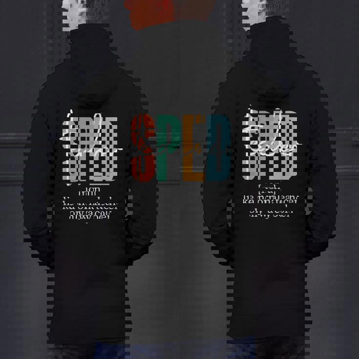 Special Education Sped Teacher Definition For Women &amp; Men Men&#x27;s Hoodie Back Print, gift for family, gift for coworker