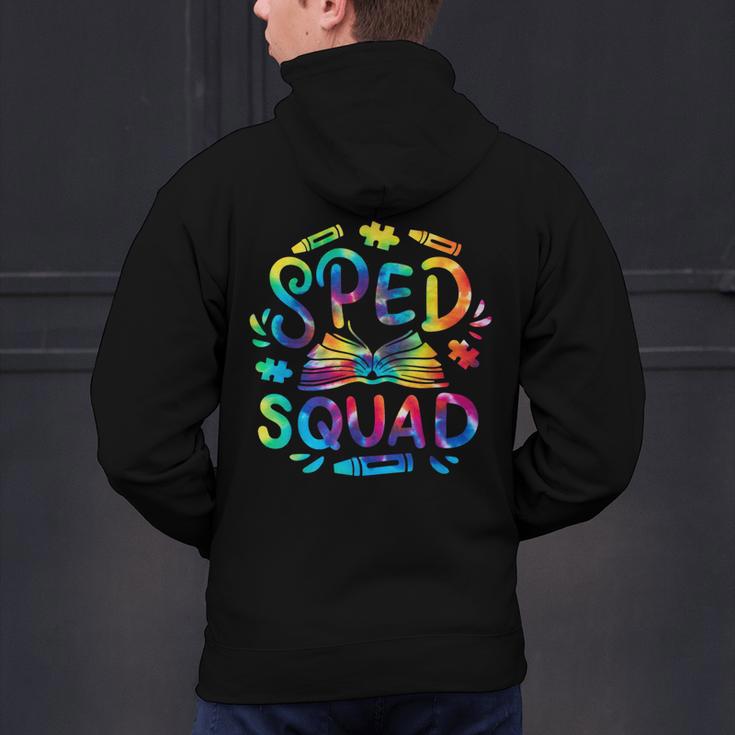 Special Education Teacher Sped Squad SPED Teacher Tie Dye Men's Hoodie Back Print, gift for family, gift for coworker Special Education Teacher Sped Squad SPED Teacher Tie Dye Men's Hoodie Back Print, gift for family, gift for coworker