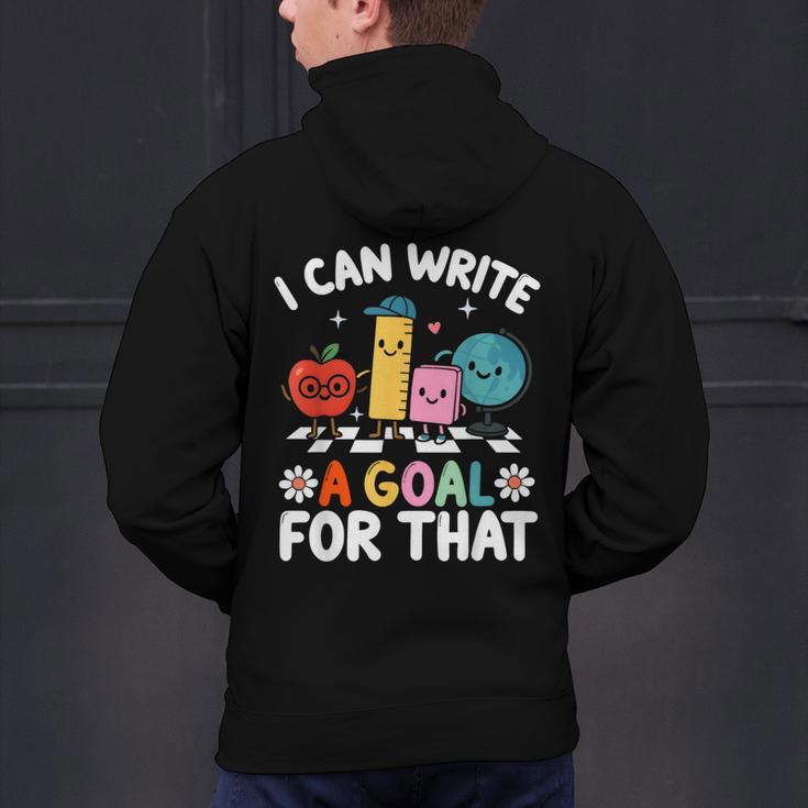 Special Education i Can Write a Goal For That Sped Teacher Men's Hoodie Back Print, gift for family, gift for coworker Special Education i Can Write a Goal For That Sped Teacher Men's Hoodie Back Print, gift for family, gift for coworker