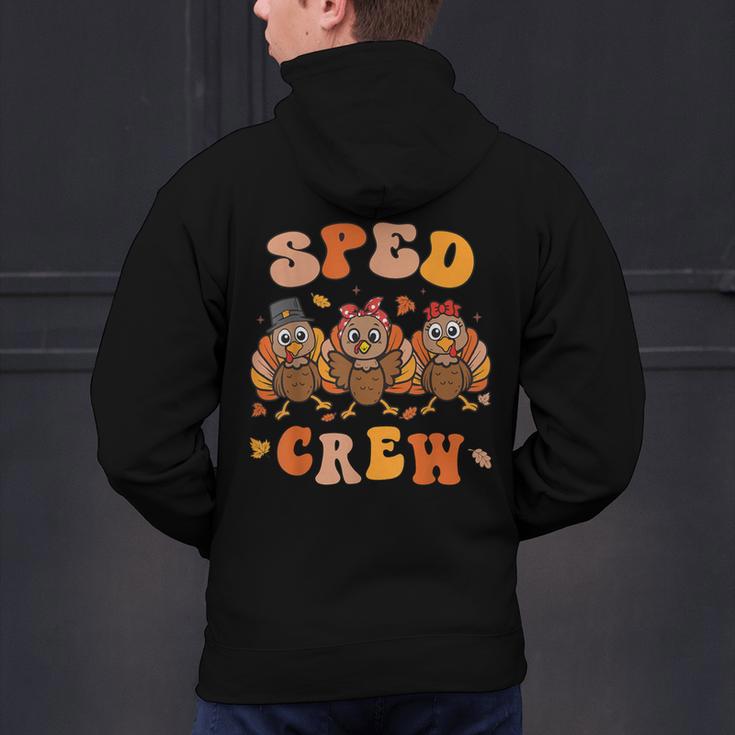 Sped Teacher Crew Thanksgiving Special Education Teacher Men's Hoodie Back Print, gift for family, gift for coworker Sped Teacher Crew Thanksgiving Special Education Teacher Men's Hoodie Back Print, gift for family, gift for coworker