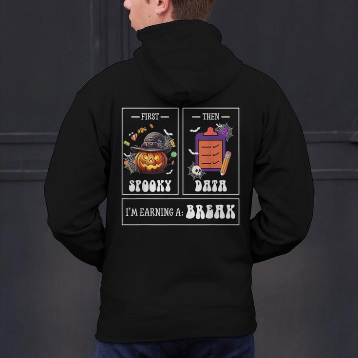 Sped Teacher Halloween First Spooky Then Data Sped Ed Team Men's Hoodie Back Print, gift for family, gift for coworker Sped Teacher Halloween First Spooky Then Data Sped Ed Team Men's Hoodie Back Print, gift for family, gift for coworker