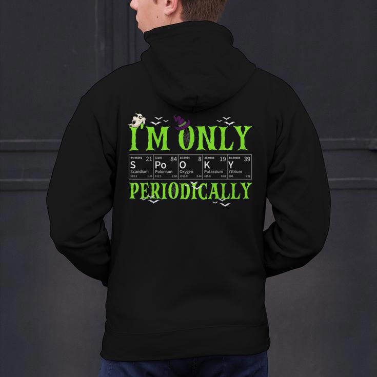 Only Spooky Periodically Halloween Chemistry Teacher Men Women Men's Hoodie Back Print, gift for family, gift for coworker