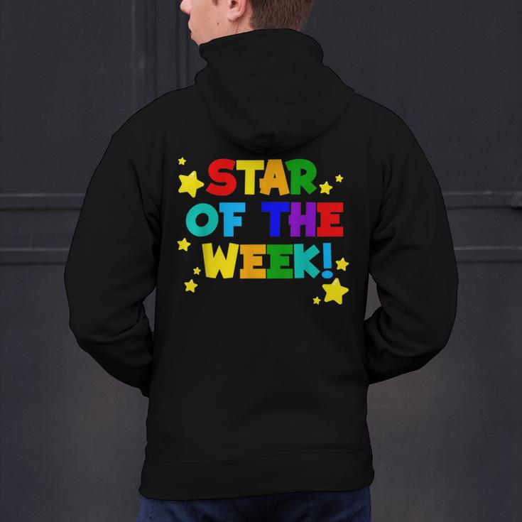 Star Of The Week Cheerful Recognition Student Teachers Class Men Women Kids Men's Hoodie Back Print, gift for family, gift for coworker Star Of The Week Cheerful Recognition Student Teachers Class Men Women Kids Men's Hoodie Back Print, gift for family, gift for coworker
