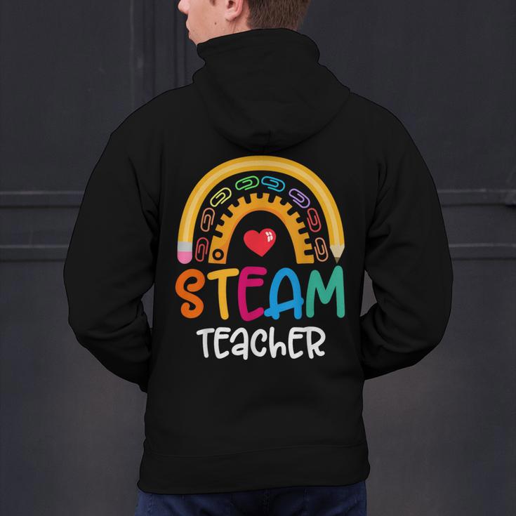 STEAM Teacher Squad Team Crew Back To School STEM Special Men's Hoodie Back Print, gift for family, gift for coworker STEAM Teacher Squad Team Crew Back To School STEM Special Men's Hoodie Back Print, gift for family, gift for coworker