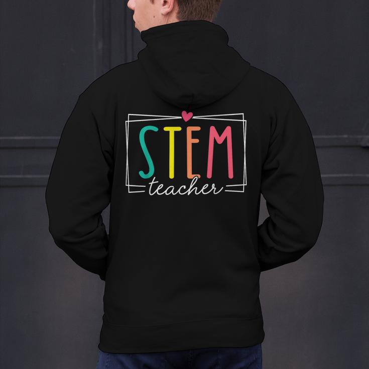 STEM Teacher Science Appreciation Women Back To School Men's Hoodie Back Print, Science Teacher Hoodies, gift for family, gift for coworker STEM Teacher Science Appreciation Women Back To School Men's Hoodie Back Print, Science Teacher Hoodies, gift for family, gift for coworker