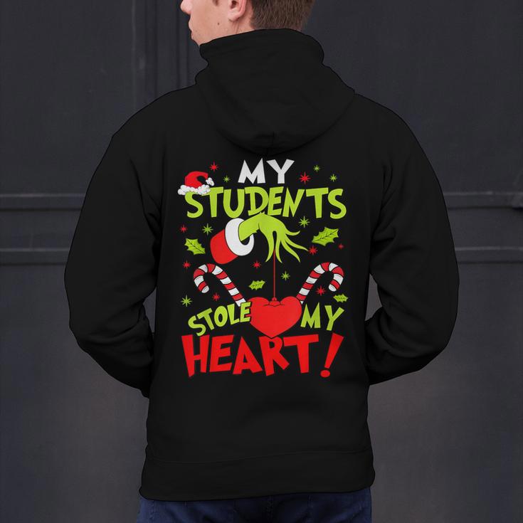 My Students Stole My Heart Teacher Holiday Merry Christmas Men's Hoodie Back Print, gift for family, gift for coworker My Students Stole My Heart Teacher Holiday Merry Christmas Men's Hoodie Back Print, gift for family, gift for coworker