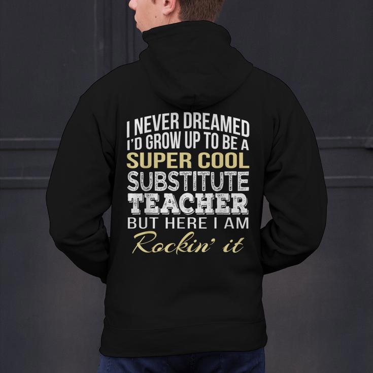 Substitute Teacher T Shirt School Tee Men's Hoodie Back Print, gift for family, gift for coworker Substitute Teacher T Shirt School Tee Men's Hoodie Back Print, gift for family, gift for coworker