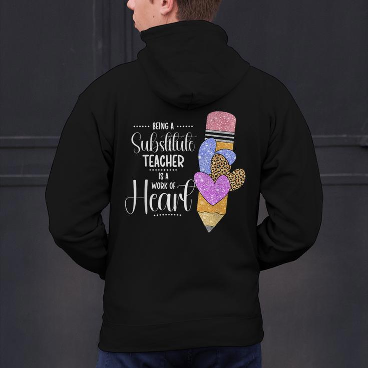 Being A Substitute Teacher Substitute Teaching Men's Hoodie Back Print, gift for family, gift for coworker Being A Substitute Teacher Substitute Teaching Men's Hoodie Back Print, gift for family, gift for coworker