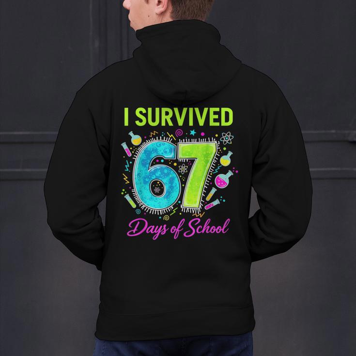 I Survived 67 Days Of School 67 Meme Science Teacher Men's Hoodie Back Print, Science Teacher Hoodies, gift for family, gift for coworker I Survived 67 Days Of School 67 Meme Science Teacher Men's Hoodie Back Print, Science Teacher Hoodies, gift for family, gift for coworker