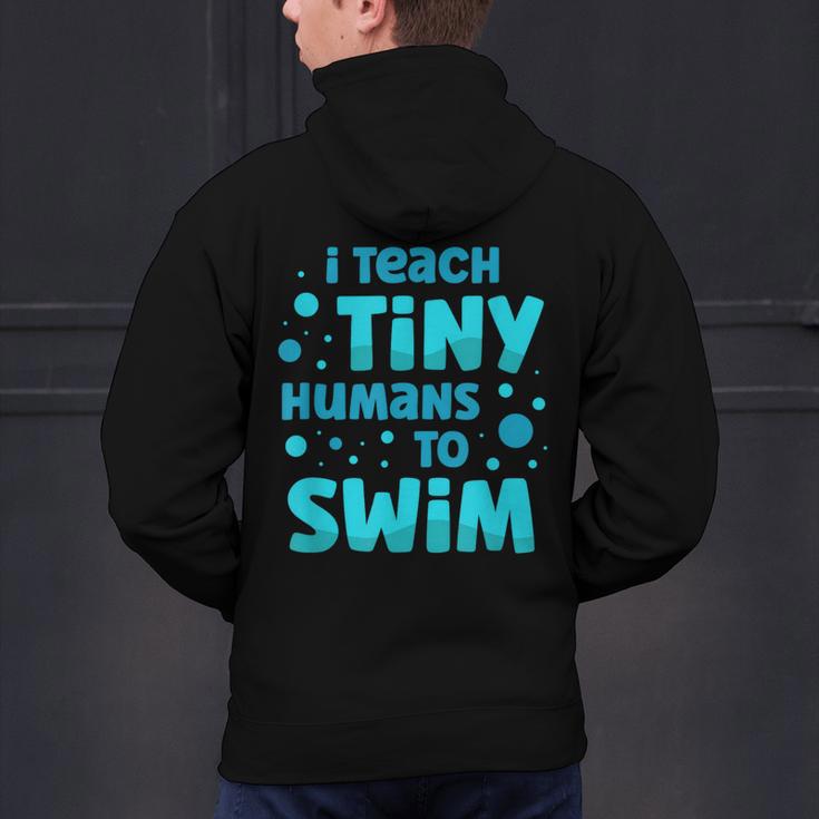 Swimming Teacher I Teach Tiny Humans To Swim Swim Instructor Men's Hoodie Back Print, gift for family, gift for coworker Swimming Teacher I Teach Tiny Humans To Swim Swim Instructor Men's Hoodie Back Print, gift for family, gift for coworker