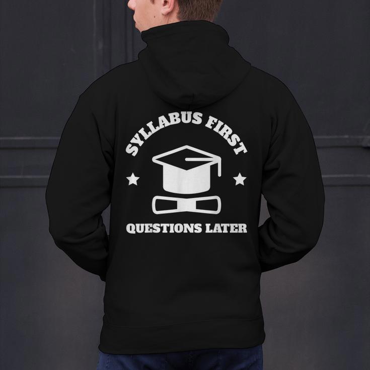 SYLLABUS PROFESSOR TEACHER Men's Hoodie Back Print, gift for family, gift for coworker SYLLABUS PROFESSOR TEACHER Men's Hoodie Back Print, gift for family, gift for coworker