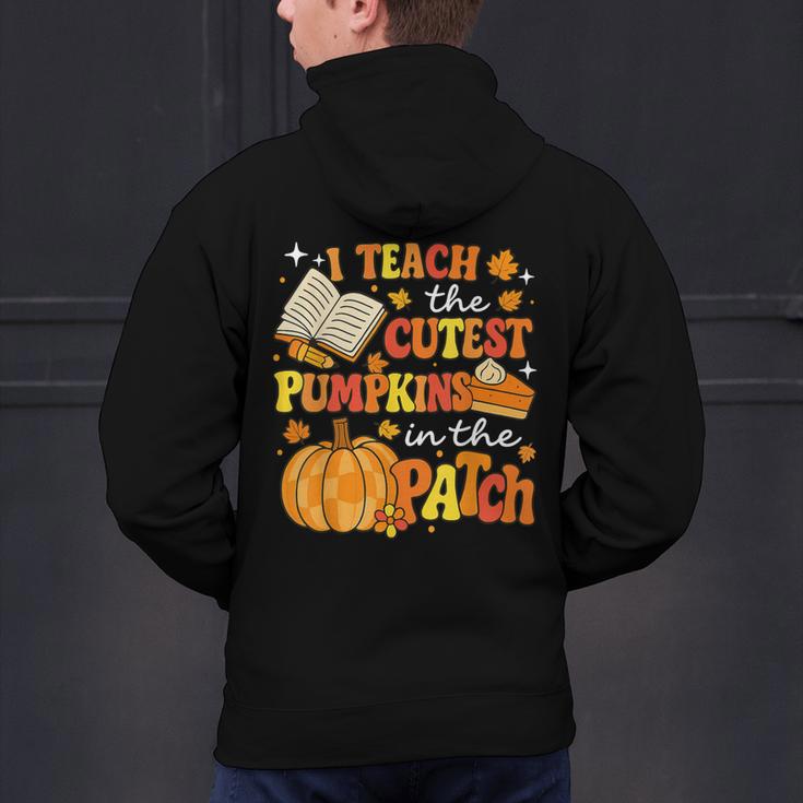 I Teach The Coolest Pumpkins In The Patch Teacher Halloween Men's Hoodie Back Print, gift for family, gift for coworker I Teach The Coolest Pumpkins In The Patch Teacher Halloween Men's Hoodie Back Print, gift for family, gift for coworker