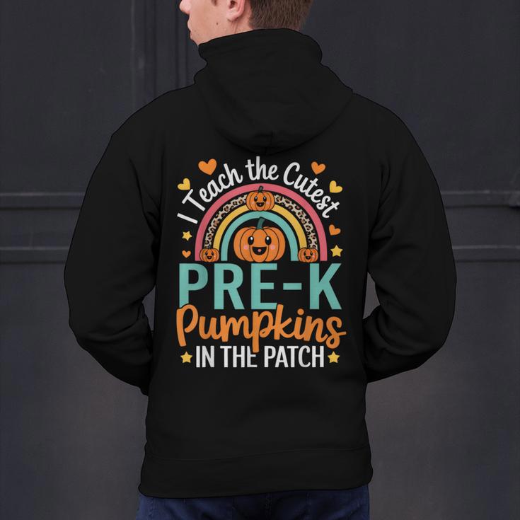 I Teach The Cutest Pre-K Pumpkin Teacher Student Halloween Men's Hoodie Back Print, gift for family, gift for coworker I Teach The Cutest Pre-K Pumpkin Teacher Student Halloween Men's Hoodie Back Print, gift for family, gift for coworker