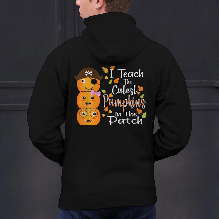 I Teach The Cutest Pumpkins Halloween Shirt For Teachers Men's Hoodie Back Print, gift for family, gift for coworker I Teach The Cutest Pumpkins Halloween Shirt For Teachers Men's Hoodie Back Print, gift for family, gift for coworker