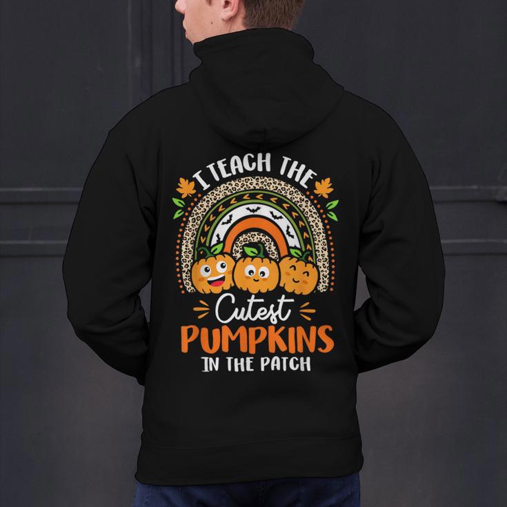 I Teach The Cutest Pumpkins In The Patch Teacher Halloween Men's Hoodie Back Print, gift for family, gift for coworker I Teach The Cutest Pumpkins In The Patch Teacher Halloween Men's Hoodie Back Print, gift for family, gift for coworker