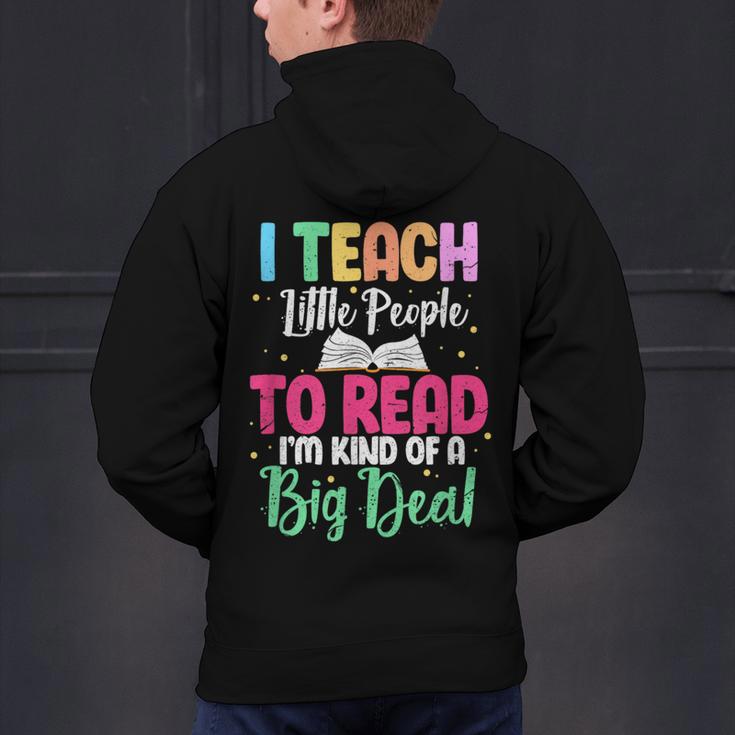 I Teach Little People To Read Reading Teacher For Men Women Girls Kids Men's Hoodie Back Print, gift for family, gift for coworker I Teach Little People To Read Reading Teacher For Men Women Girls Kids Men's Hoodie Back Print, gift for family, gift for coworker