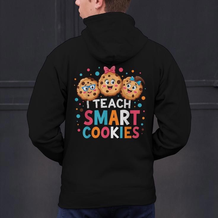 I Teach Smart Cookies Cute Back To School Teacher Men's Hoodie Back Print, gift for family, gift for coworker I Teach Smart Cookies Cute Back To School Teacher Men's Hoodie Back Print, gift for family, gift for coworker