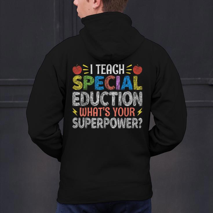 I Teach Special Education SPED Special Education Teacher For Men Women Men's Hoodie Back Print, gift for family, gift for coworker I Teach Special Education SPED Special Education Teacher For Men Women Men's Hoodie Back Print, gift for family, gift for coworker