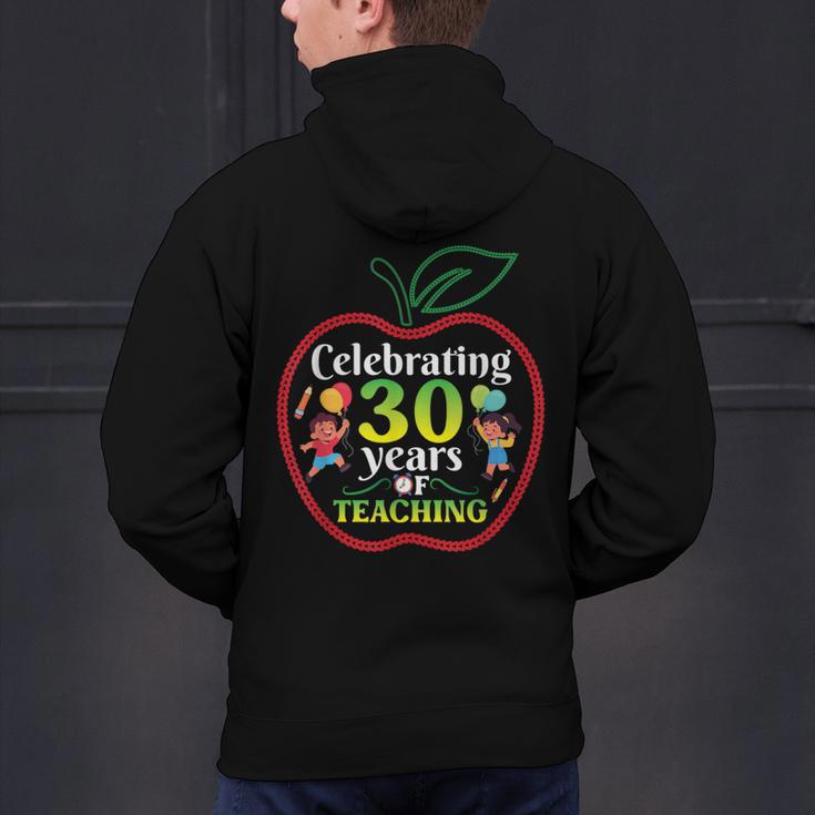 Teacher Celebrating 30 Years Of Teaching Students School Men's Hoodie Back Print, gift for family, gift for coworker Teacher Celebrating 30 Years Of Teaching Students School Men's Hoodie Back Print, gift for family, gift for coworker