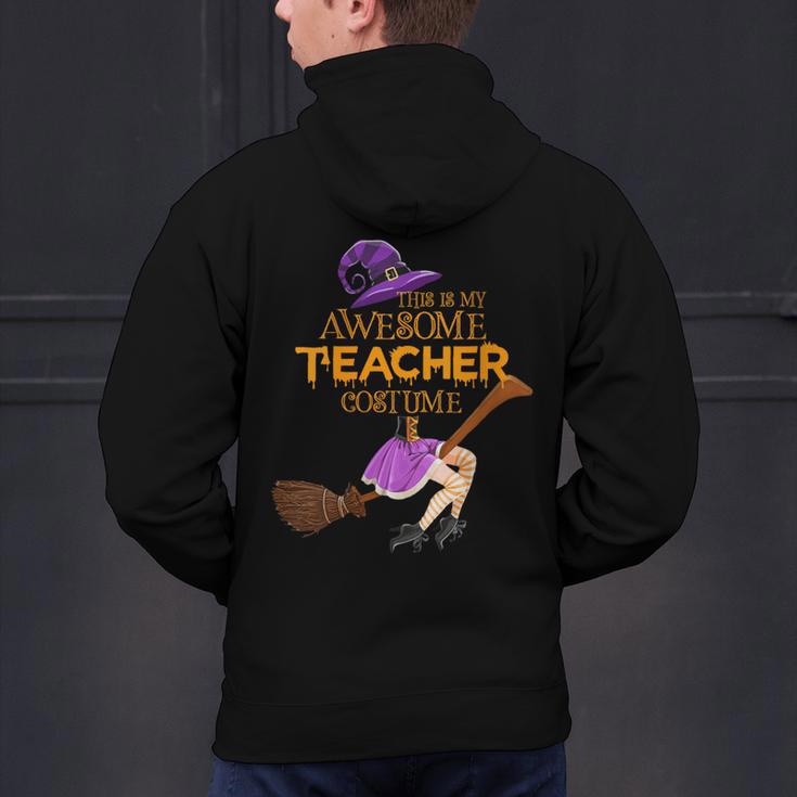 This Is My Teacher Costume Halloween Family Matching Group Men's Hoodie Back Print, gift for family, gift for coworker This Is My Teacher Costume Halloween Family Matching Group Men's Hoodie Back Print, gift for family, gift for coworker