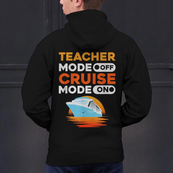 Teacher Cruise Shirt Cruise Mode Men Women Men's Hoodie Back Print, gift for family, gift for coworker Teacher Cruise Shirt Cruise Mode Men Women Men's Hoodie Back Print, gift for family, gift for coworker