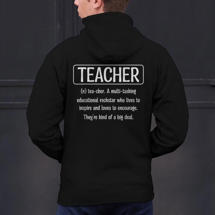 Teacher Definition Teacher Men's Hoodie Back Print, gift for family, gift for coworker Teacher Definition Teacher Men's Hoodie Back Print, gift for family, gift for coworker