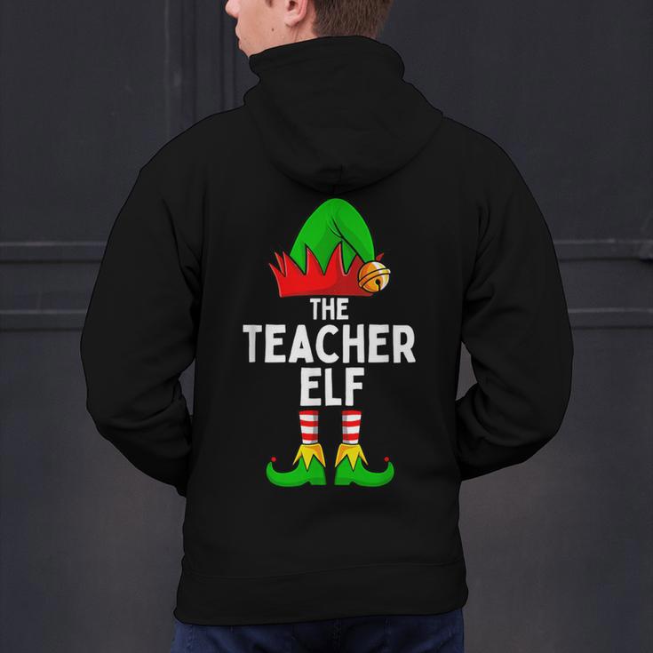 Teacher Elf Matching Family Christmas Women Men Men's Hoodie Back Print, gift for family, gift for coworker Teacher Elf Matching Family Christmas Women Men Men's Hoodie Back Print, gift for family, gift for coworker