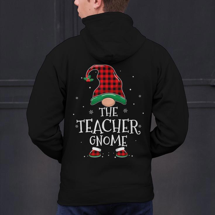 Teacher Gnome Xmas Family Matching Plaid Christmas Gnomes Men's Hoodie Back Print, gift for family, gift for coworker Teacher Gnome Xmas Family Matching Plaid Christmas Gnomes Men's Hoodie Back Print, gift for family, gift for coworker
