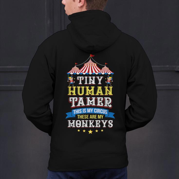 Teacher Tiny Human Tamer This My Circus These Are My Monkeys Men's Hoodie Back Print, gift for family, gift for coworker Teacher Tiny Human Tamer This My Circus These Are My Monkeys Men's Hoodie Back Print, gift for family, gift for coworker