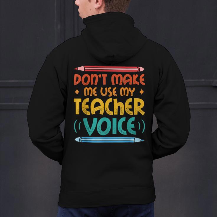 Teacher Voice Teacherlife Primary School Teacher Men's Hoodie Back Print, gift for family, gift for coworker Teacher Voice Teacherlife Primary School Teacher Men's Hoodie Back Print, gift for family, gift for coworker