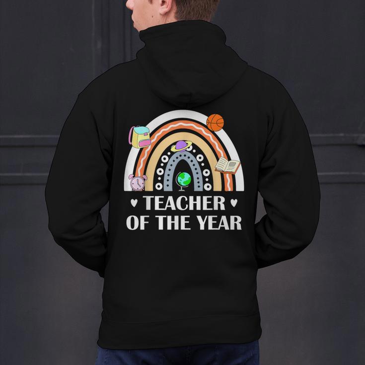 Teacher Of The Year Best Teacher Ever Men Women Men's Hoodie Back Print, gift for family, gift for coworker Teacher Of The Year Best Teacher Ever Men Women Men's Hoodie Back Print, gift for family, gift for coworker
