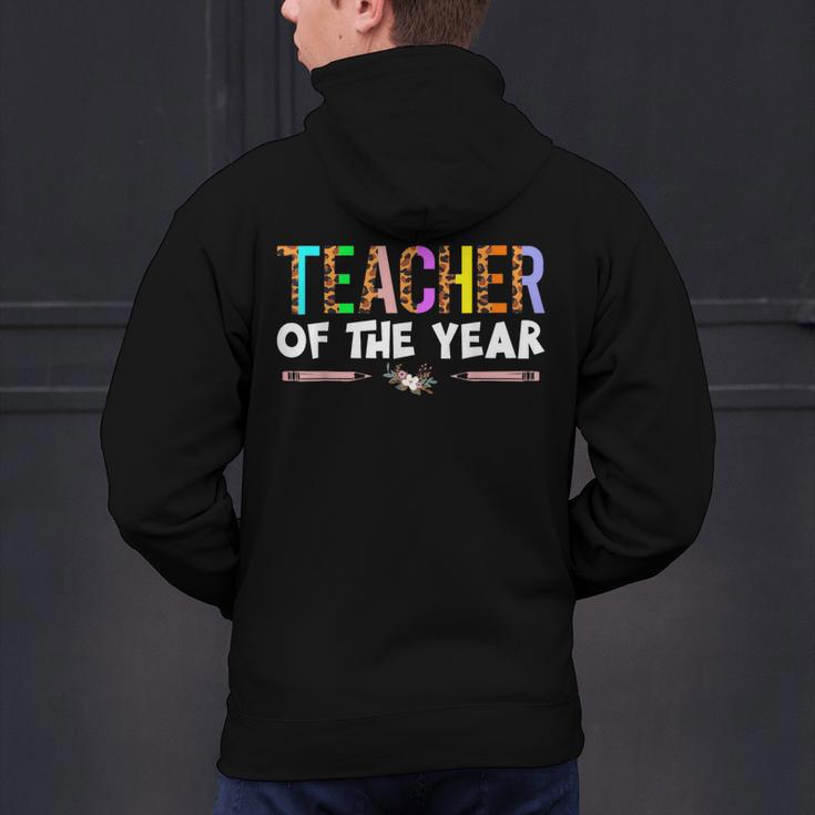 Teacher Of The Year Party Teacher Appreciation Men's Hoodie Back Print, gift for family, gift for coworker Teacher Of The Year Party Teacher Appreciation Men's Hoodie Back Print, gift for family, gift for coworker