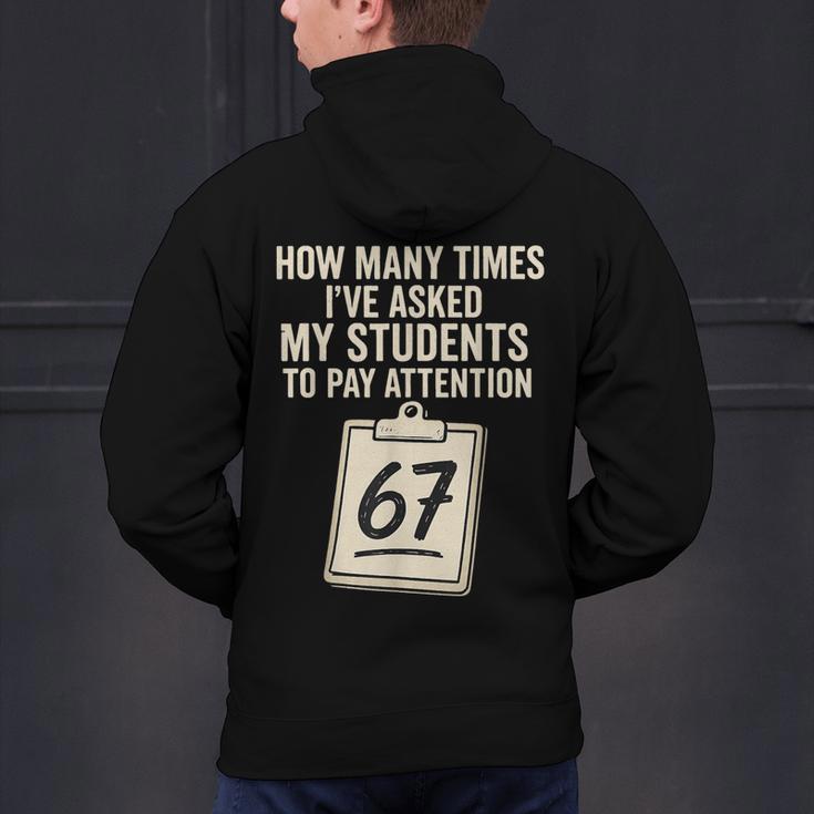 Teachers 67 Meme Men's Hoodie Back Print, gift for family, gift for coworker Teachers 67 Meme Men's Hoodie Back Print, gift for family, gift for coworker