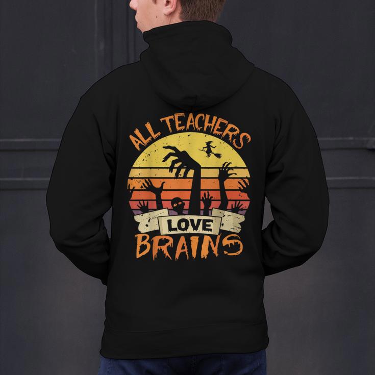 All Teachers Love Brains Shirt Halloween Teachers Men's Hoodie Back Print, gift for family, gift for coworker All Teachers Love Brains Shirt Halloween Teachers Men's Hoodie Back Print, gift for family, gift for coworker
