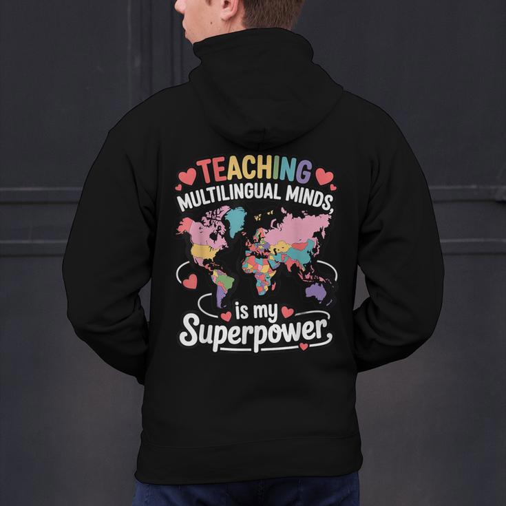 Teaching Multilingual Minds Learners English ESL Teacher Men's Hoodie Back Print, Esl Teacher Hoodies, English Teacher Hoodies, gift for family, gift for coworker Teaching Multilingual Minds Learners English ESL Teacher Men's Hoodie Back Print, Esl Teacher Hoodies, English Teacher Hoodies, gift for family, gift for coworker