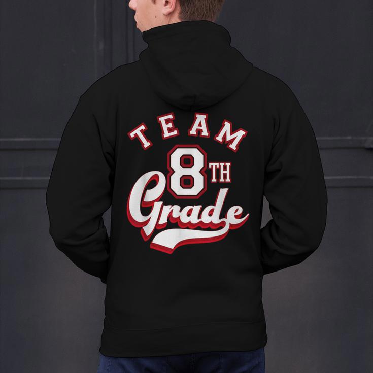 Team 8th Grade Eighth For Teacher Or Students For Men Women Girls Kids Men's Hoodie Back Print, gift for family, gift for coworker Team 8th Grade Eighth For Teacher Or Students For Men Women Girls Kids Men's Hoodie Back Print, gift for family, gift for coworker