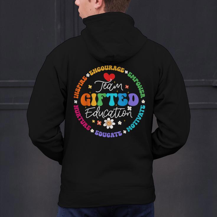 Team Ed Education Teacher Appreciation Back To School Men's Hoodie Back Print, gift for family, gift for coworker Team Ed Education Teacher Appreciation Back To School Men's Hoodie Back Print, gift for family, gift for coworker