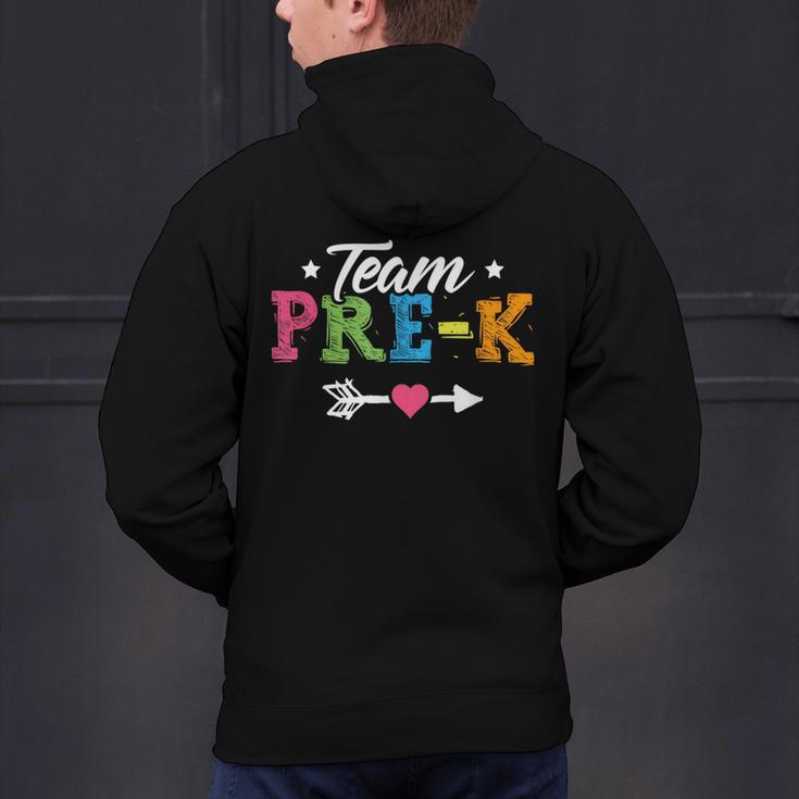 Team Pre-K Shirt PreSchool Teacher Student Back To School Men's Hoodie Back Print, gift for family, gift for coworker Team Pre-K Shirt PreSchool Teacher Student Back To School Men's Hoodie Back Print, gift for family, gift for coworker