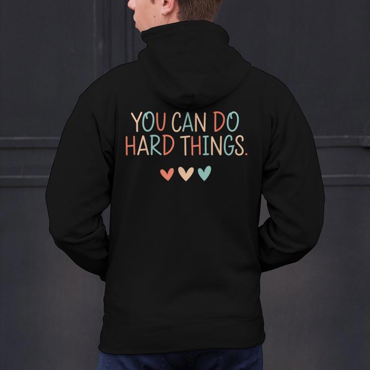 Test Day Teacher You Can Do Hard Things Heart Women Kids Men's Hoodie Back Print, gift for family, gift for coworker Test Day Teacher You Can Do Hard Things Heart Women Kids Men's Hoodie Back Print, gift for family, gift for coworker