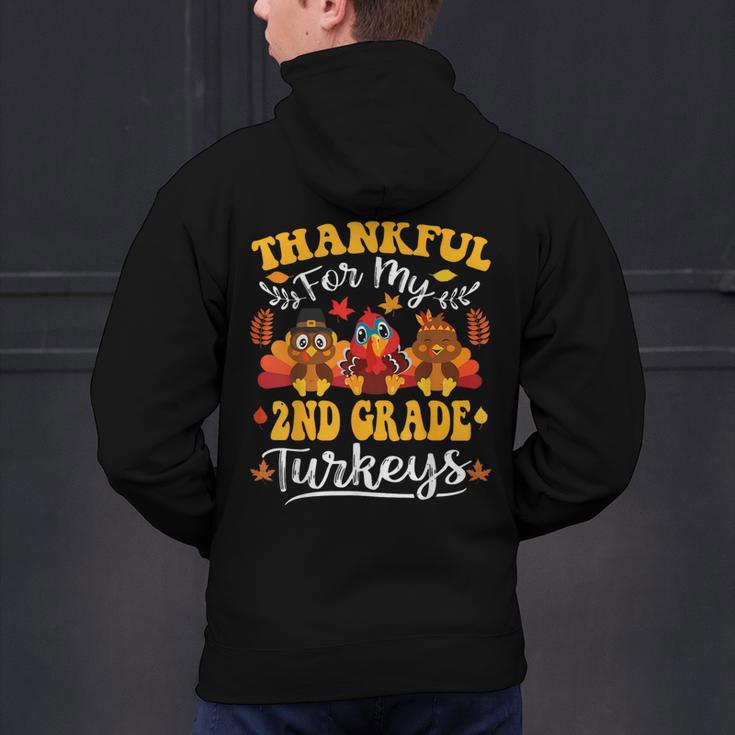 Thankful For My 2nd Grade Turkeys Thanksgiving Teacher Fall Men's Hoodie Back Print, 2nd Grade Teacher Hoodies, gift for family, gift for coworker Thankful For My 2nd Grade Turkeys Thanksgiving Teacher Fall Men's Hoodie Back Print, 2nd Grade Teacher Hoodies, gift for family, gift for coworker