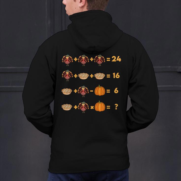 Thanksgiving Order Of Operations Turkey Quiz Math Teacher Men's Hoodie Back Print, gift for family, gift for coworker Thanksgiving Order Of Operations Turkey Quiz Math Teacher Men's Hoodie Back Print, gift for family, gift for coworker