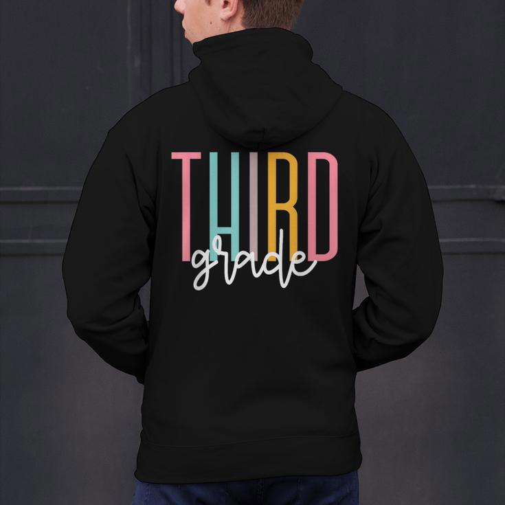 Third Grade Girls Boys Teacher Team 3rd Grade Squad Men's Hoodie Back Print, gift for family, gift for coworker Third Grade Girls Boys Teacher Team 3rd Grade Squad Men's Hoodie Back Print, gift for family, gift for coworker