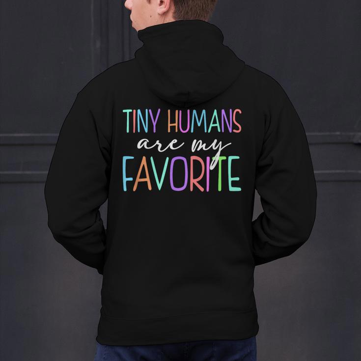 Tiny Humans Are My Favorite Daycare Provider Teacher Daycare Men's Hoodie Back Print, gift for family, gift for coworker Tiny Humans Are My Favorite Daycare Provider Teacher Daycare Men's Hoodie Back Print, gift for family, gift for coworker